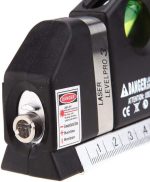 Laser Level Pro3 EW00968 – 5-in-1 Multipurpose Construction Tool with 8ft/2.5m Measuring Tape, Horizontal & Vertical Laser Beams - Image 4