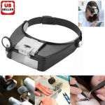 LED Headband Magnifier HED1 – Hands-Free Adjustable Magnifying Visor with LED Light for Precision Work, Price in Oman - Image 11