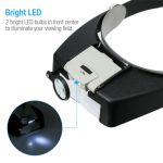LED Headband Magnifier HED1 – Hands-Free Adjustable Magnifying Visor with LED Light for Precision Work, Price in Oman - Image 5