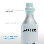 Lepresso CO₂ Capsule 0.6 L (LPC2CPSL) – Refillable CO2 Cartridge for Sparkling Water Maker - Image 4