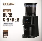Lepresso Conical Burr Grinder LPCFFM0028 – 31 Grind Settings, 165 W, 275 g Hopper, Timer – Precision Coffee Grinder - Image 4