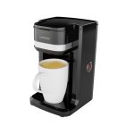 LePresso LPBCCMBK 125ml One Cup Coffee Maker – 19 Bar Pressure, 330W – Includes Ceramic Mug –