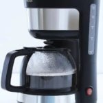 LePRESSO LPDCMBK 1.25L 1000W Drip Coffee Maker with Glass Carafe – Anti-Drip System & Nylon Filter –