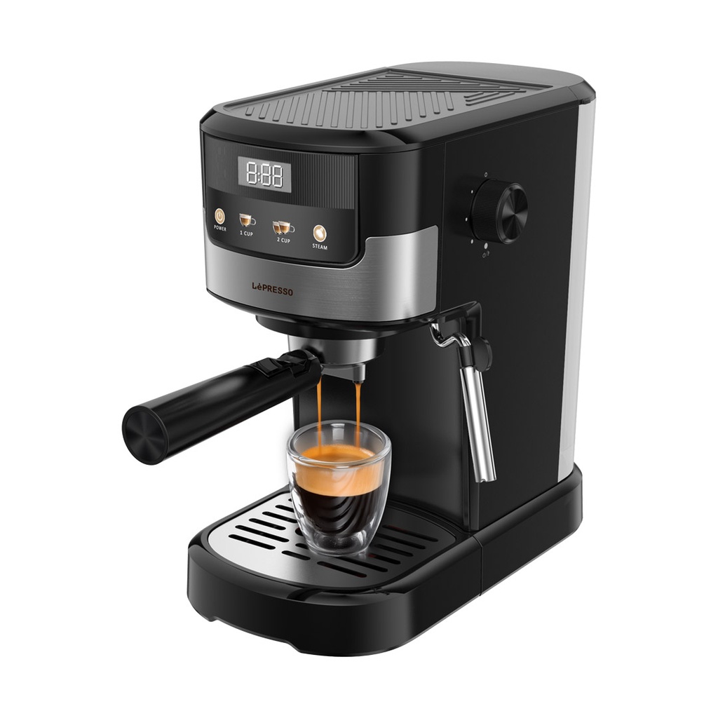lepresso-suprema-espresso-machine-lp004-barista-grade-coffee.jpg Lepresso Suprema Espresso Machine LP004 – Barista-Grade Coffee Maker with Milk Frother - Image 1