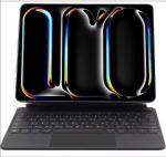 Levelo AeroBoard Saffiano Leather Wireless Keyboard for iPad Pro 11″ (Model LVLABKP11BK) – Backlit, Multi-Gesture Trackpad, Type-C | - Image 2