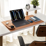 Levelo AeroBoard Saffiano Leather Wireless Keyboard for iPad Pro 12.9″ (Model LVLABK129BK) – Backlit, Multi-Gesture Trackpad, 300h Standby | - Image 4