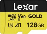 Lexar Extreme Pro Gold 128GB microSDXC UHS-II – LMSGOLD128G, V60 / U3 / A2