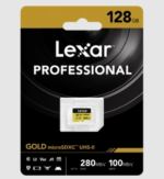 Lexar Extreme Pro Gold 128GB microSDXC UHS-II – LMSGOLD128G, V60 / U3 / A2 - Image 4
