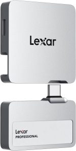 Lexar Professional Go 1TB Portable SSD + Hub – USB 3.2 Gen2 Rugged SSD with 4-Port Hub (LSL400S001T-RNSNG)