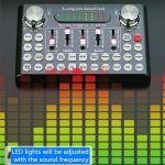 Live Sound Card F007 — Bluetooth USB Live Mixer & Voice-Changer Sound Card for Streaming, Karaoke & Podcasting - Image 3