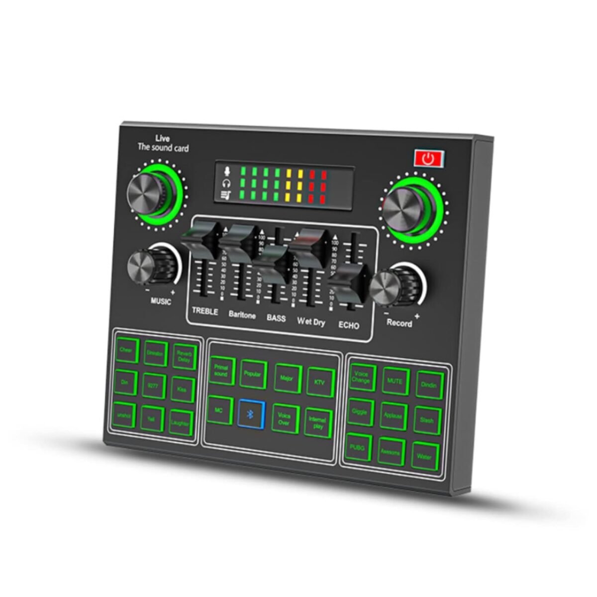 Live Soundcard - New Black Box Streaming Mixer (Bluetooth, USB Audio Interface, Voice Effects & Mic Inputs) - Image 5