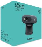 Logitech C270 HD Webcam – 720p Widescreen Video with Noise-Reducing Mic - Image 7