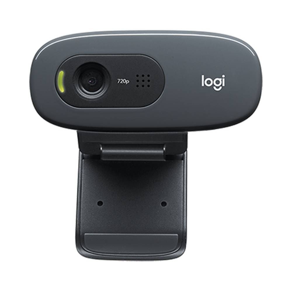 logitech-c270-hd-webcam-720p-widescreen-video-with-noise-red.jpg Logitech C270 HD Webcam – 720p Widescreen Video with Noise-Reducing Mic - Image 1