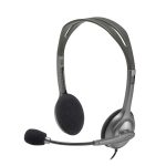 Logitech H110 Stereo Headset – Dual 3.5mm Plugs with Noise-Canceling Microphone