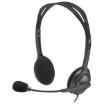 Logitech H111 Stereo Headset – 3.5mm Multi-Device Connectivity with Noise-Canceling Microphone