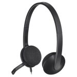 Logitech H340 USB Stereo Headset – Plug-and-Play with Noise-Canceling Microphone - Image 2
