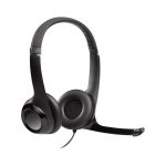 Logitech H390 USB Stereo Headset – Plug-and-Play with Noise-Canceling Microphone