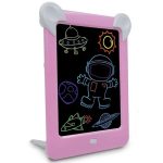 Magic Light-Up Drawing Pad CK-2 – LED Glow Sketch Board for Kids with 8 Light Effects, Reusable Surface, and Stencils, - Image 2