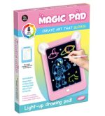 Magic Light-Up Drawing Pad CK-2 – LED Glow Sketch Board for Kids with 8 Light Effects, Reusable Surface, and Stencils, - Image 4
