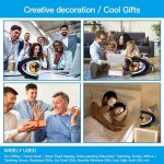 Magnetic Floating Globe Decoration – C‑Shape LED Levitating World Map Globe – - Image 6