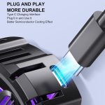 Magnetic Mobile Phone RGB Cooling Fan SL-13 L-06 – Advanced Semiconductor Cooling Best Price Muscat Oman - Image 5