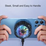 Magnetic RGB Cooling Fan SL-13 L-06 — Magnetic / Clip-On Semiconductor Phone Cooler, USB-C, Dual Speed, RGB - Image 3