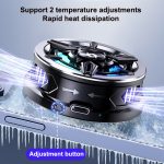 Magnetic RGB Cooling Fan SL-13 – Semiconductor Mobile Phone Cooler, USB-C, Dual-Speed, Adjustable Clip-On - Image 2