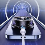 Magnetic RGB Cooling Fan SL-13 – Semiconductor Mobile Phone Cooler, USB-C, Dual-Speed, Adjustable Clip-On - Image 3