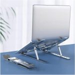 Marvers MS-TE121 Adjustable Aluminum Laptop Stand – Foldable, Ergonomic & Portable – Compatible with 9" to 15.6" Laptops, - Image 5