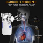Mesh Nebulizer Steam Machine – Portable, Rechargeable, Silent Inhaler with 5 Features for Adults & Kids, - Image 3