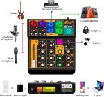 Mini 4 Channel Professional Audio Mixer 4S9 in Oman – Clear Sound Control - Image 2