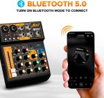 Mini 4 Channel Professional Audio Mixer 4S9 in Oman – Clear Sound Control - Image 3