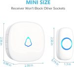 Mini Door Bell Mix MNB1 – Wireless Portable Doorbell with Loud Chime for Home & Office - Image 7
