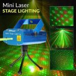 Mini Laser Stage Light YL-6A – Sound Activated Red & Green Laser Projector – Ideal for Parties and Events – - Image 4