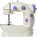Mini Sewing Machine SM‑202A – Battery/AC‑Powered Portable Sewing with Double‑Thread, Foot Pedal & Built‑in Light
