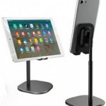 Mix 305 Compact Desktop Phone Holder – Sleek Aluminium & Silicone Stand for All Smartphones