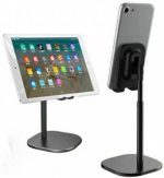 Mix 305 Compact Desktop Phone Holder – Sleek Aluminium & Silicone Stand for All Smartphones