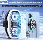 Mobile Game RGB Dual Cooling Fan DY58-SL09 – Advanced Semiconductor Cooling with Dual Fans and RGB Lighting Best Price In Muscat Oman - Image 4