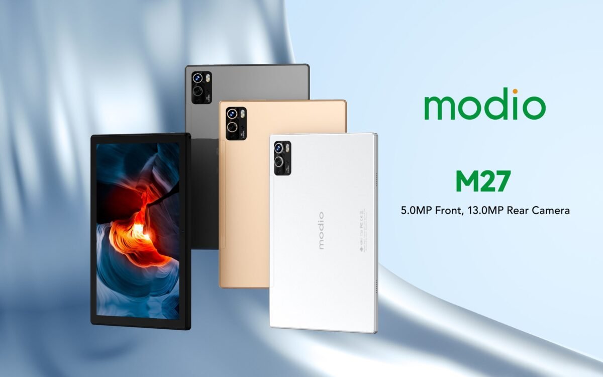 Modio M27 5G Android Tablet – 10.1" HD Display, 8GB RAM, 256GB Storage, Dual SIM, 6000mAh Battery, with Keyboard & Mouse, - Image 5