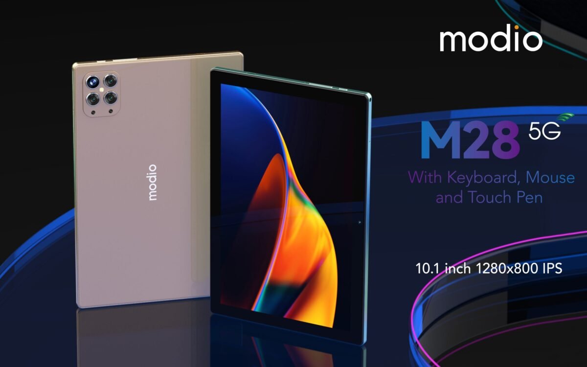 Modio M28 5G Android Tablet – 10.1" HD Display, 8GB RAM, 512GB Storage, Dual SIM, 6000mAh Battery, with Keyboard, Mouse & Touch Pen – - Image 5