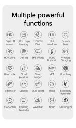 Modio Smart Watch MW12 Pro – Advanced Fitness & Health Tracker with Bluetooth - Image 4