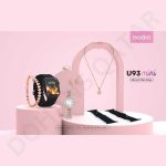 Modio U93 Mini Smart Watch with 5-in-1 Diamond Jewelry Set – 40mm HD Display, 3 Straps, Bluetooth Connectivity – Compatible with Android & iOS - Image 2