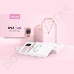 Modio U93 Mini Smart Watch with 5-in-1 Diamond Jewelry Set – 40mm HD Display, 3 Straps, Bluetooth Connectivity – Compatible with Android & iOS - Image 4