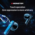 Monster Airmars XKT09 True Wireless Gaming Earphones – Bluetooth 5.2, Low Latency, HiFi Sound, IPX4 Waterproof, Type-C Charging, - Image 4