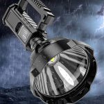 Multifunction High‑Power Rechargeable Searchlight W5120 – 1500 m LED Beam, USB Power Bank, Tripod & IP65 Waterproof - Image 9