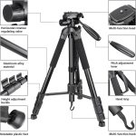 Neewer SAB234 Aluminum Camera Tripod in Oman – Stable & Adjustable Photography Stand - Image 4