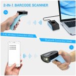 Netum DS7500 Wireless 2D Bluetooth Barcode Scanner – Hands-Free QR Code Reader with Stand - Image 3