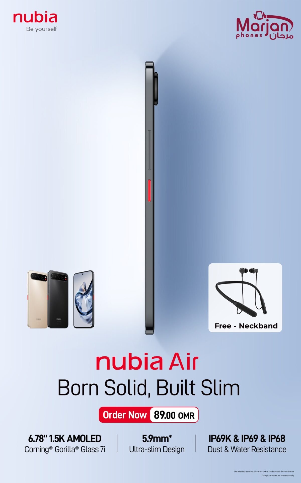 Nubia AIR-20 Smartphone – 20GB RAM (8 + 12), 256GB Storage, High-Performance Android Phone - Image 3