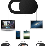 OP21 Ultra‑Thin Laptop Webcam Cover Slider – Privacy Camera Shutter, Adhesive & Movable Cover