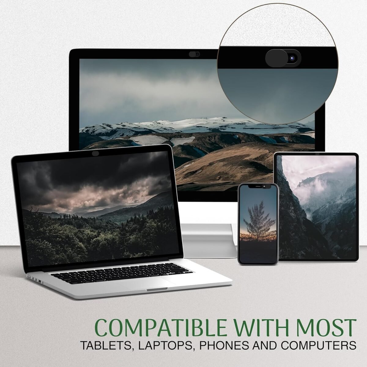 OP21 Ultra‑Thin Laptop Webcam Cover Slider – Privacy Camera Shutter, Adhesive & Movable Cover - Image 5
